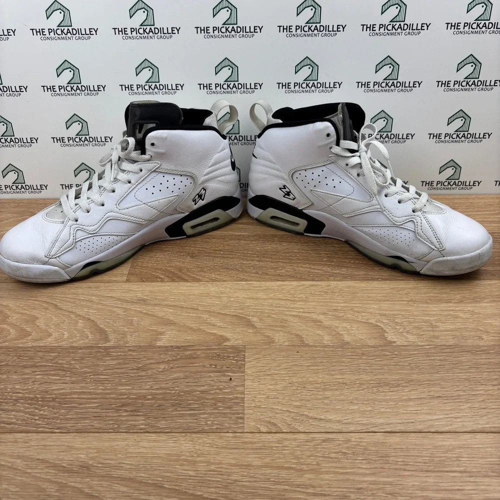 Jordan Jumpman MVP White Black High Top Basketball Sneakers Mens 10.5 DZ4475-100